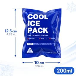 10 Or 50Pcs Self-Absorbing Ice Bags Reusable Cold Insulation Pouches Camping Food Fresh Keeping Cooling Pack