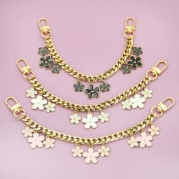Pearl Flower Purse Chain Bag Extender Crossbody Purse Strap Crossbody Purse Strap Chain Extender