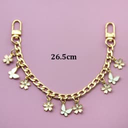 Pearl Flower Purse Chain Bag Extender Crossbody Purse Strap Crossbody Purse Strap Chain Extender