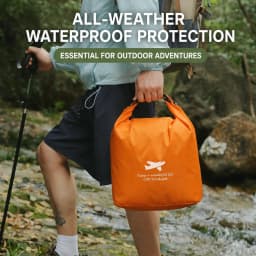 Waterproof Roll Top Travel Storage Bags Oxford Ultralight Ripstop Stuff Sacks for Camping Hiking Dirt Proof Packing Pouches