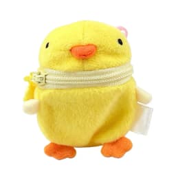 Cute Pink Fluffy Rabbit Coin Purse Keychain Cartoon Plush Doll Bag Charm Kawaii Mini Wallet Pendant Festival Gift