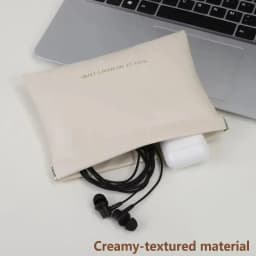 Automatic Closed Purse Bag Mini PU Separate Earphone Charging Cable Storage Bag Portable Zero Wallet Coin Lipstick Storage Bag