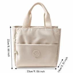 Simple Leakproof Insulated Lunch Bag Large Capacity Thickened Lunch Box Water-resistant Insulated Tote Bag Picnic