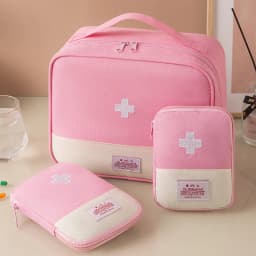 3PC/Set Travel Portable Medicine Package Multifunctional First Aid Bag Storage Bag Outdoor Camping Travel and Home Storage Bag