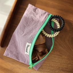 Multi-Functional Slim Pencil/Pen Stationery Jewelry Card Coin Storage Bag For Women Macaron Color Scheme Small Size Portable