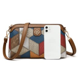 Neutral Style Backpack for Men and Women, Cross-Body Bag, Small-Sized Ethnic Single Shoulder Bag, Color Combination