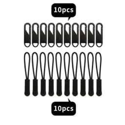 10/20Pcs Replacement Zipper Pulls Cord Extender for Backpacks Jackets Luggage Purses Handbags