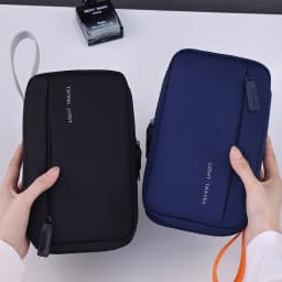 New Portable Toiletry Bag, Large Capacity Multifunctional Storage Bag Men's Makeup Bag Cosmetics Organizer, Essential for Travel