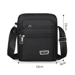 1pc Men's Shoulder Bag Business Leisure Large Capacity Portable Handbag Multi Layer Waterproof Summer Male's Crossbody Bags