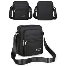 1pc Men's Shoulder Bag Business Leisure Large Capacity Portable Handbag Multi Layer Waterproof Summer Male's Crossbody Bags
