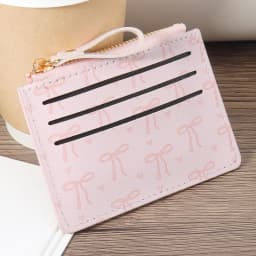 Card clip ultra-thin, lightweight, portable cash, ID card, credit card, coin pocket wallet, fashionable zipper coin wallet, high