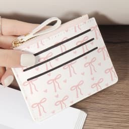 Card clip ultra-thin, lightweight, portable cash, ID card, credit card, coin pocket wallet, fashionable zipper coin wallet, high