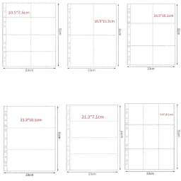 10Pcs A4 Kpop Binder Sheets Multiple Pockets Sleeve PP Acid Free Photo Album Refill Pages Card Stamp Die Jewelry Storage