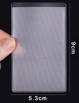 1-50pcs PVC Cards Protector Frosted Transparent Credit ID Card Cover Anti-magnetic Holder Postcard Container Storage Bags Case