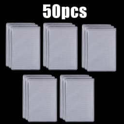 1-50pcs PVC Cards Protector Frosted Transparent Credit ID Card Cover Anti-magnetic Holder Postcard Container Storage Bags Case