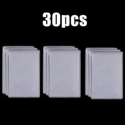 1-50pcs PVC Cards Protector Frosted Transparent Credit ID Card Cover Anti-magnetic Holder Postcard Container Storage Bags Case