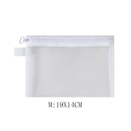Fashion Small Large Black Organizer Toiletry and Makeup Pouch Transparent Mesh Zipper Cosmetic Bag Women Necessary Organizer
