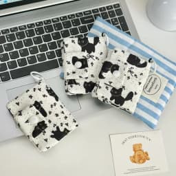 Cute Design Coin Purse Simplicity Style Catoon Pattern Korean Fashion Wallet Portable Size Multi-layer Card Holder For Girls