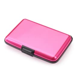 6 Card Slot RFID Blocking Credit Card Holder Men Women Coin Purse Aluminum Metal Waterproof Anti-Theft Wallet Business Card Case