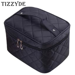 Cosmetic Box 2026 Female Quilted Professional Cosmetic Bag Women's Large Capacity Storage Handbag Travel Toiletry Makeup Bag ML1