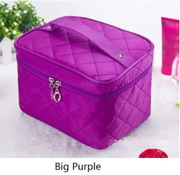 Cosmetic Box 2026 Female Quilted Professional Cosmetic Bag Women's Large Capacity Storage Handbag Travel Toiletry Makeup Bag ML1