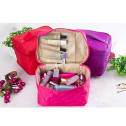 Cosmetic Box 2026 Female Quilted Professional Cosmetic Bag Women's Large Capacity Storage Handbag Travel Toiletry Makeup Bag ML1