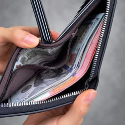 Men's Wallet Made of PU Wax Oil Skin Purse for Men Coin Purse Short Male Card Holder Wallets Zipper Around Money Coin Purse New