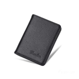Ultra Thin Men's Vertical PU Leather Wallet With Card Holder Multifunctional Leather Case for Cards and Driver's License Purse