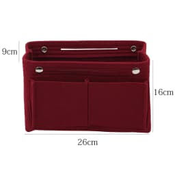 Multifunction Insert Makeup Bag Women Travel Inner Purse Cosmetic Bags For Ladies Portable Storage Organizer Tote 2024