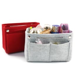 Multifunction Insert Makeup Bag Women Travel Inner Purse Cosmetic Bags For Ladies Portable Storage Organizer Tote 2024