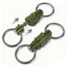 Quick Release Keychain, Retractable Key Chain Detachable Keychain Clip,Pull Apart Key Rings for Men Women