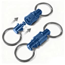 Quick Release Keychain, Retractable Key Chain Detachable Keychain Clip,Pull Apart Key Rings for Men Women