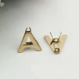 5Pcs DIY English 26 Letter Metal Rivets Claw Studs For Bags Clothes Hats Leather Decor Alphabets Claw Rivet Handmade Crafts