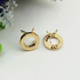 5Pcs DIY English 26 Letter Metal Rivets Claw Studs For Bags Clothes Hats Leather Decor Alphabets Claw Rivet Handmade Crafts