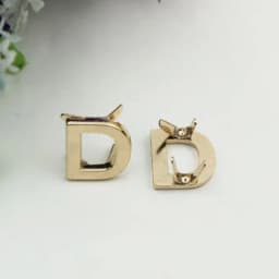 5Pcs DIY English 26 Letter Metal Rivets Claw Studs For Bags Clothes Hats Leather Decor Alphabets Claw Rivet Handmade Crafts