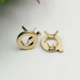 5Pcs DIY English 26 Letter Metal Rivets Claw Studs For Bags Clothes Hats Leather Decor Alphabets Claw Rivet Handmade Crafts