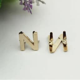 5Pcs DIY English 26 Letter Metal Rivets Claw Studs For Bags Clothes Hats Leather Decor Alphabets Claw Rivet Handmade Crafts
