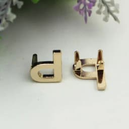 5Pcs DIY English 26 Letter Metal Rivets Claw Studs For Bags Clothes Hats Leather Decor Alphabets Claw Rivet Handmade Crafts