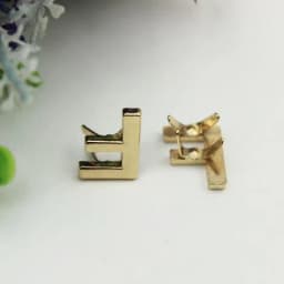 5Pcs DIY English 26 Letter Metal Rivets Claw Studs For Bags Clothes Hats Leather Decor Alphabets Claw Rivet Handmade Crafts