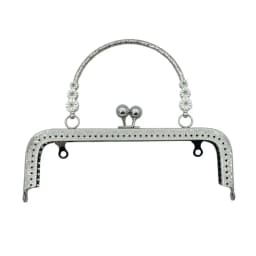 Purse Clasp Frame Bag Kiss Clasp Lock Metal Purse Frame for DIY Craft Purse Bag Making 18CM/20CM