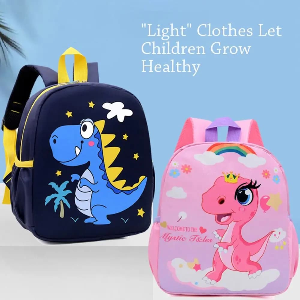 Kindergarten Cartoon Shoulders Bag Backpack Student Bag Dinosaur Bag Handbags
