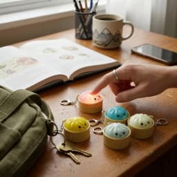 Cute Dumpling Light Up Keychain Kawaii Squishy Bao Night Light Soft Silicone Stress Relief Backpack Charm for Teens Gift Decor