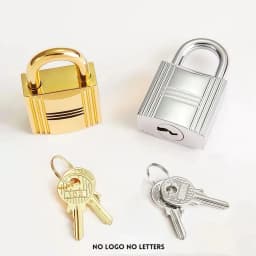 Fashion Retro Handbag Padlock Handmade Solid Color Bag Padlock Lightweight Gold Crossbody Bag Lock DIY Decoration