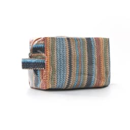 Stylish Pink Strip Makeup Bag Portable Travel Large Capacity Lipstick Storage Bag Handbag Cosmetic Bag Toiletry Bags Girls Gifts