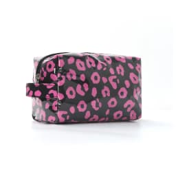 Stylish Pink Strip Makeup Bag Portable Travel Large Capacity Lipstick Storage Bag Handbag Cosmetic Bag Toiletry Bags Girls Gifts