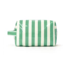 Stylish Pink Strip Makeup Bag Portable Travel Large Capacity Lipstick Storage Bag Handbag Cosmetic Bag Toiletry Bags Girls Gifts