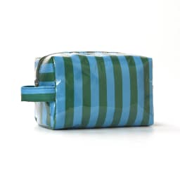 Stylish Pink Strip Makeup Bag Portable Travel Large Capacity Lipstick Storage Bag Handbag Cosmetic Bag Toiletry Bags Girls Gifts
