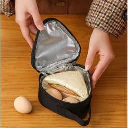 High Quality Portable Triangular Insulation Bag Aluminum Foil Mini Thermal Cooler Lunch Tote Durable Student Rice Ball Bag