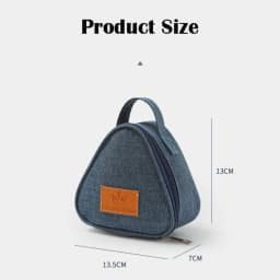 High Quality Portable Triangular Insulation Bag Aluminum Foil Mini Thermal Cooler Lunch Tote Durable Student Rice Ball Bag
