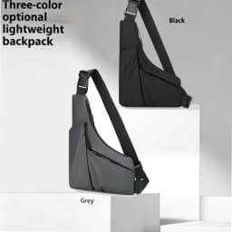 Men's Versatile Casual Chest Bag Multi-color Option Crossbody Shoulder Bag for Daily Commuting Outings